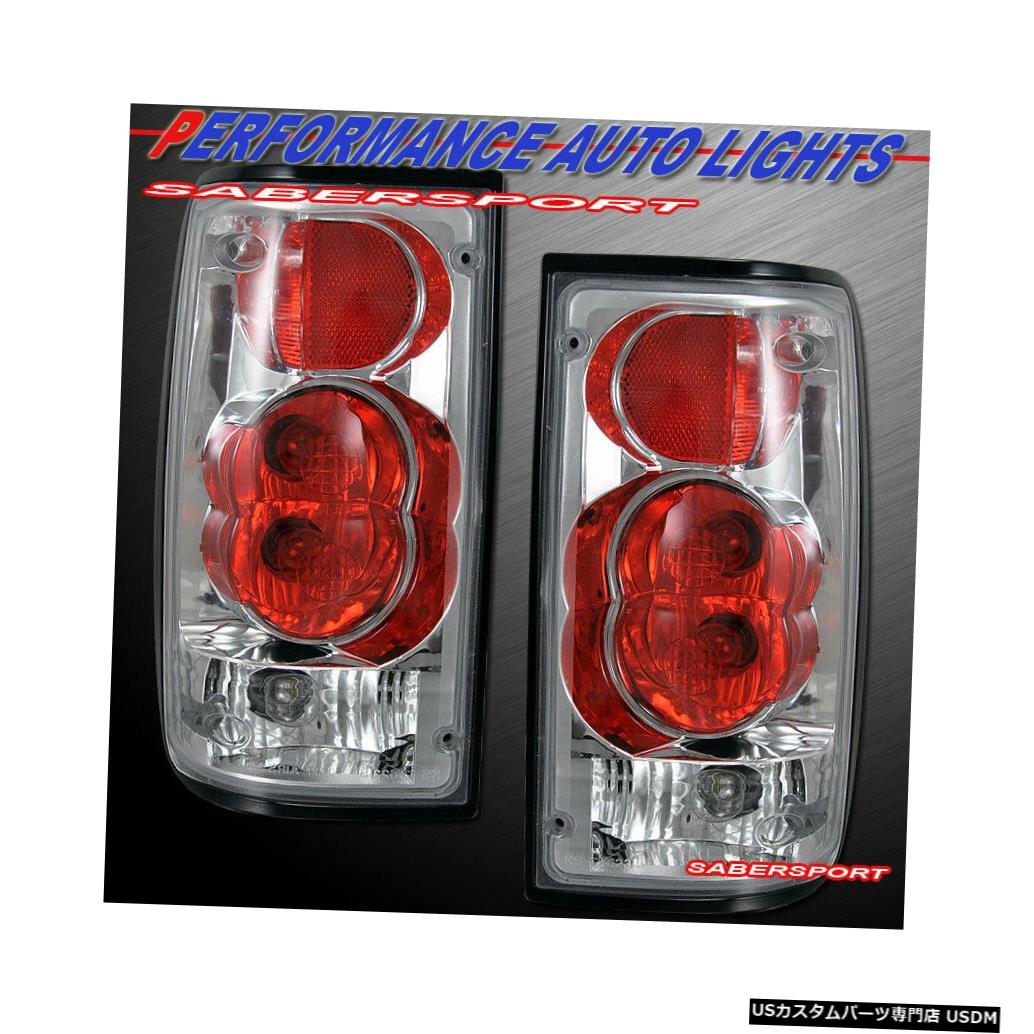 Tail light 1989-1995トヨタピックアップ用ペアクロームアルテッツァスタイルテールライトのセット Set of Pair Chrome Altezza Style Taillights for 1989-1995 Toyota Pickup 【並行輸入品】