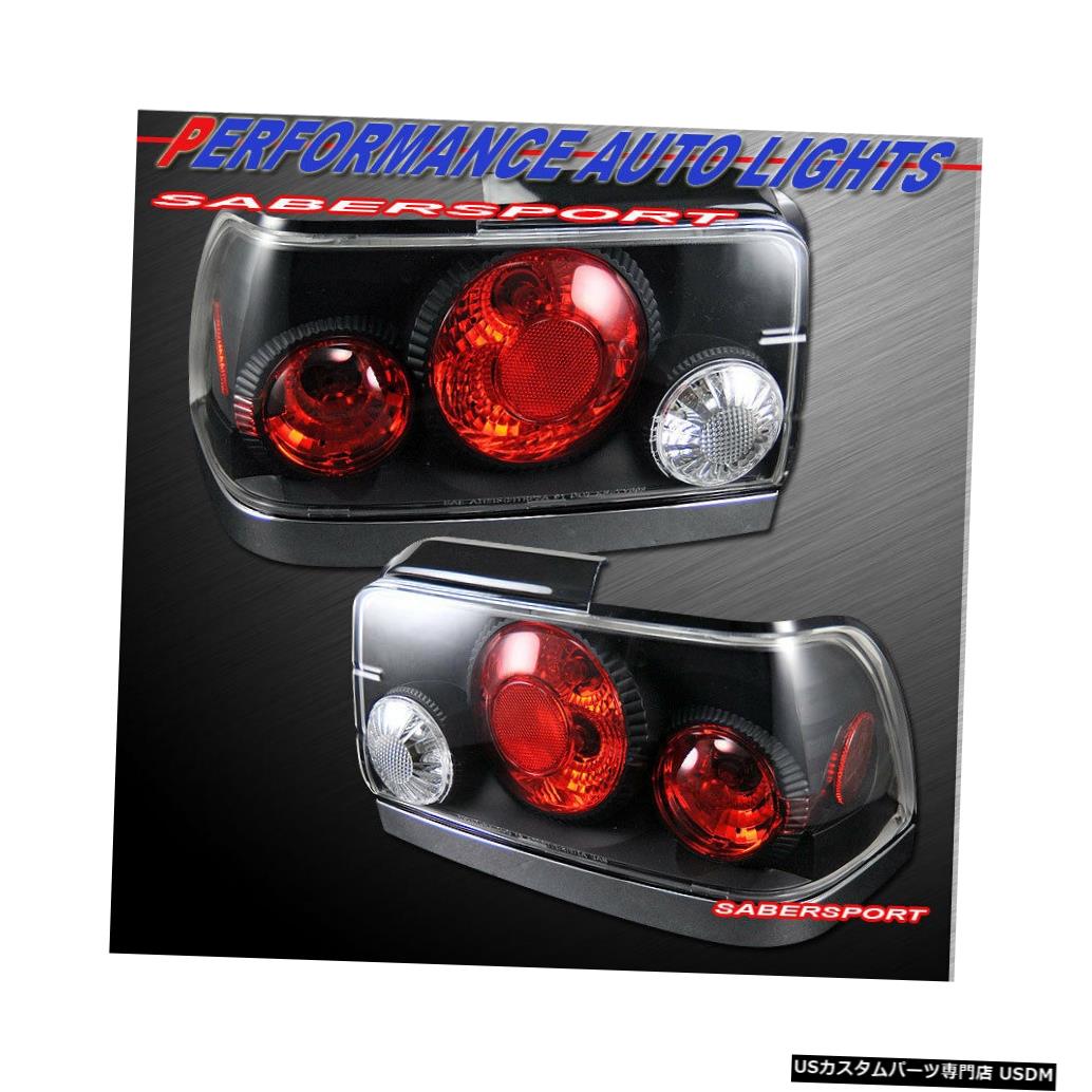 Tail light 1993-1997トヨタカローラ用ペアブラックアルテッツァスタイルテールライトセット Set of Pair Black Altezza Style Taillights for 1993-1997 Toyota Corolla 【並行輸入品】