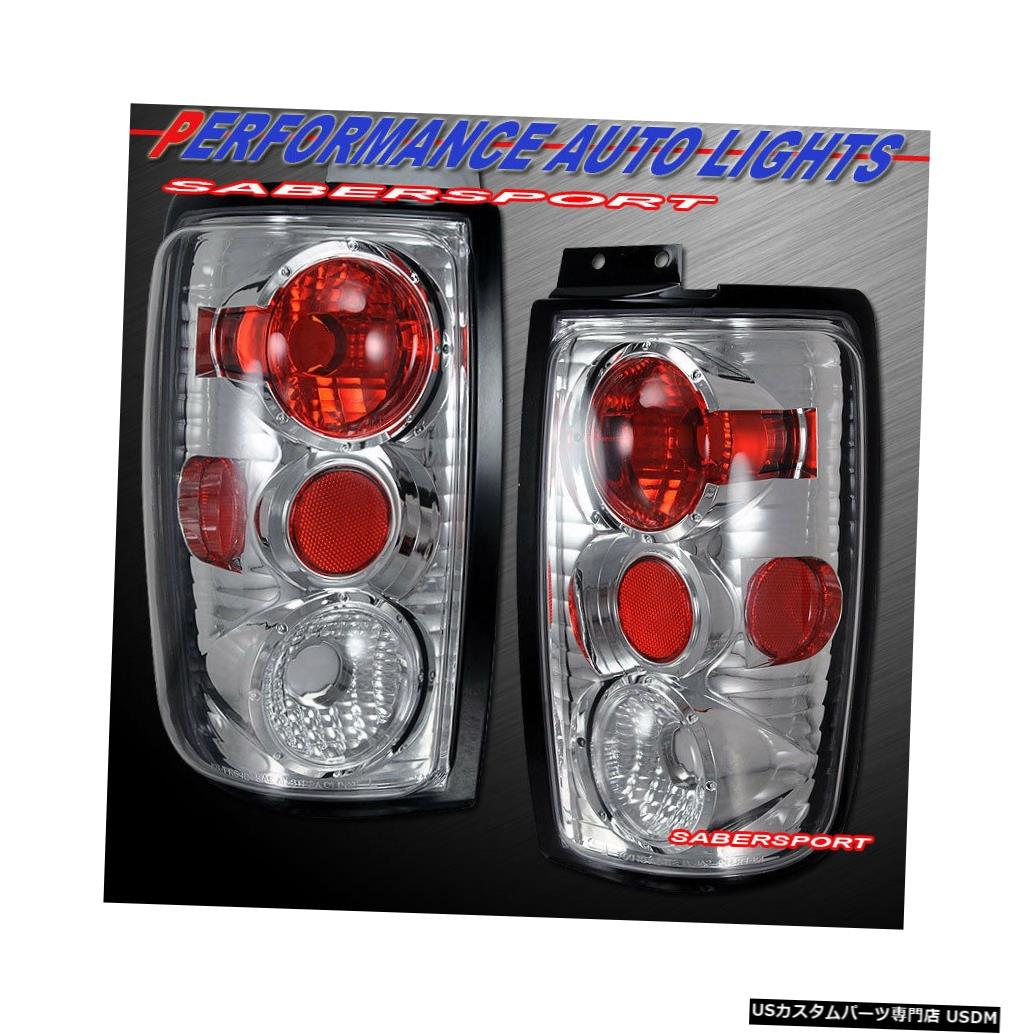 Tail light 1997-2002フォードエクスペディション用ペアクロームテールライトセット Set of Pair Chrome Taillights for 1997-2002 Ford Expedition 【並行輸入品】