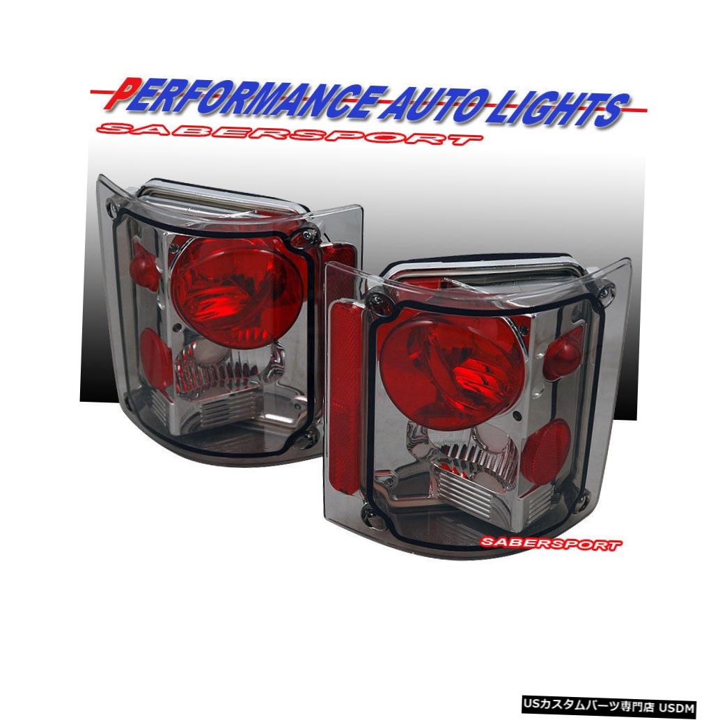 Tail light 1973-1987 GMCシェビーC / K C10フルサイズトラック用ペアスモークテールライトのセット Set of Pair Smoke Taillights for 1973-1987 GMC Chevy C/K C10 Full Size Truck 【並行輸入品】