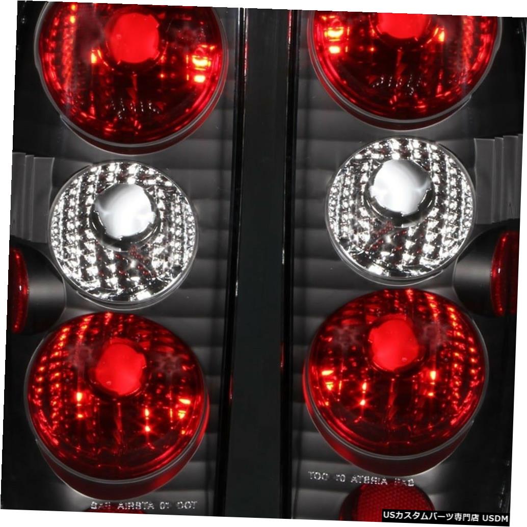 Tail light 1998-2004日産フロンティアのペアブラックアルテッツァスタイルテールライトのセット Set of Pair Black Altezza Style Taillights for 1998-2004 Nissan Frontier 【並行輸入品】