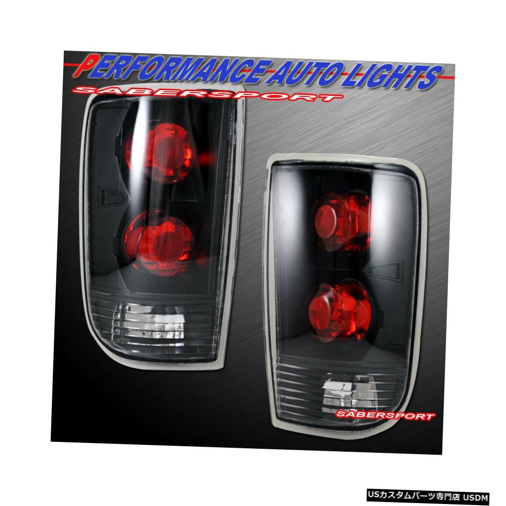 Tail light 1995-2005 Chevy Blazer Jimmy / 96-01 Bravadaのペアブラックテールライトセット Set of Pair Black Taillights for 1995-2005 Chevy Blazer Jimmy / 96-01 Bravada 【並行輸入品】