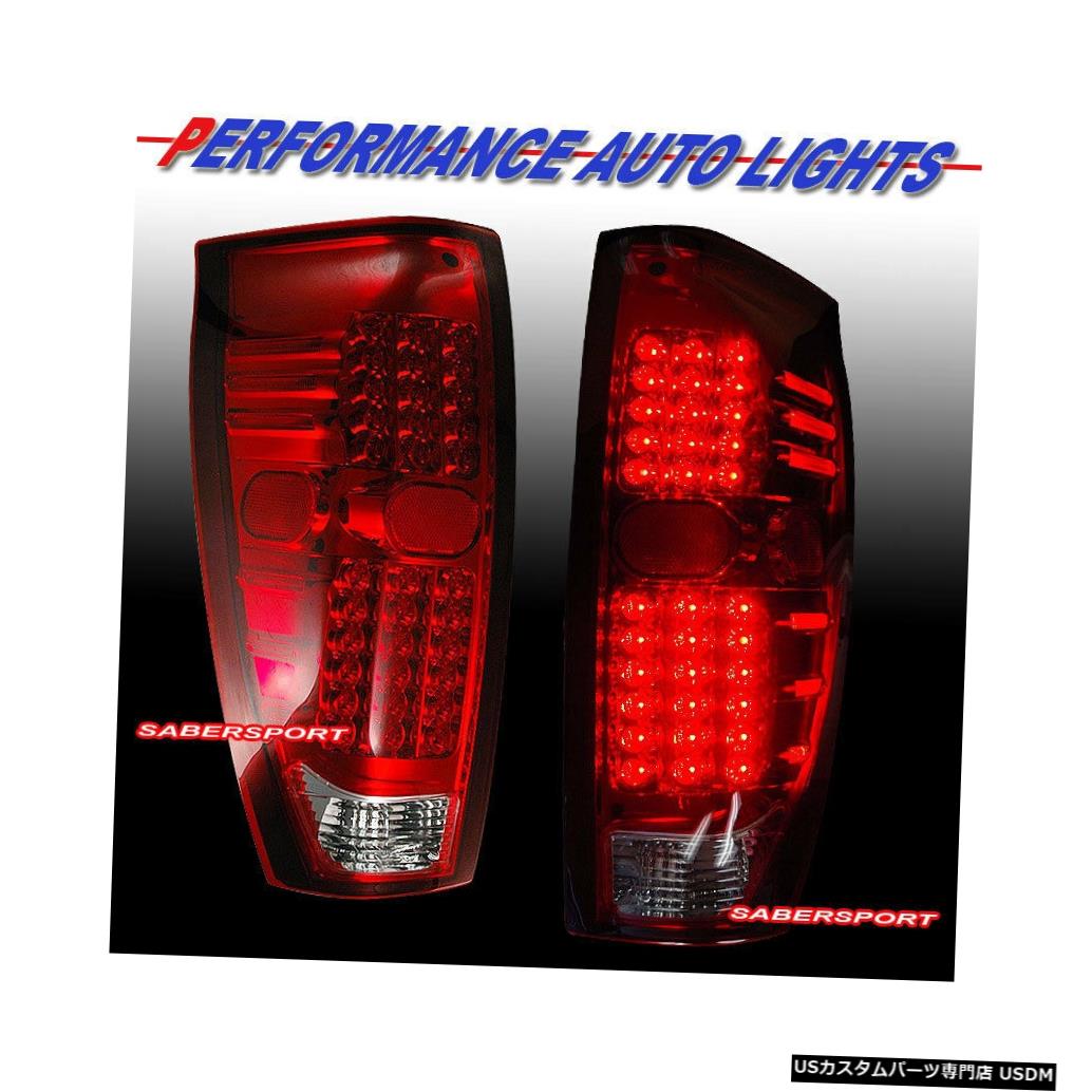 Tail light 2002-2006シボレー雪崩用ペア赤レンズLEDテールライトのセット Set of Pair Red Lens LED Taillights for 2002-2006 Chevrolet Avalanche 【並行輸入品】