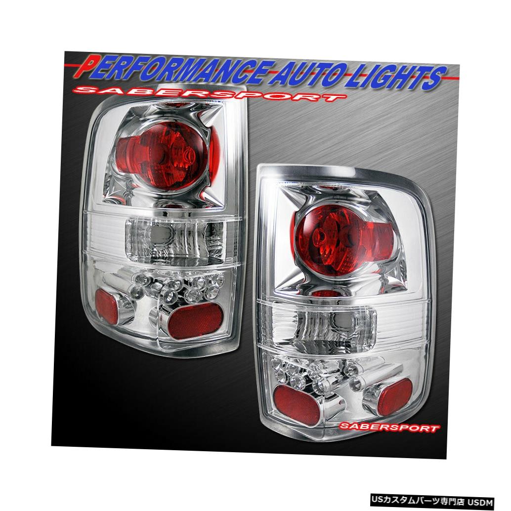 Tail light ペアクロームクリアAltezzaスタイルテールライト(2004?2008フォードF-150用) Set of Pair Chrome Clear Altezza Style Taillights for 2004-2008 Ford F-150 【並行輸入品】