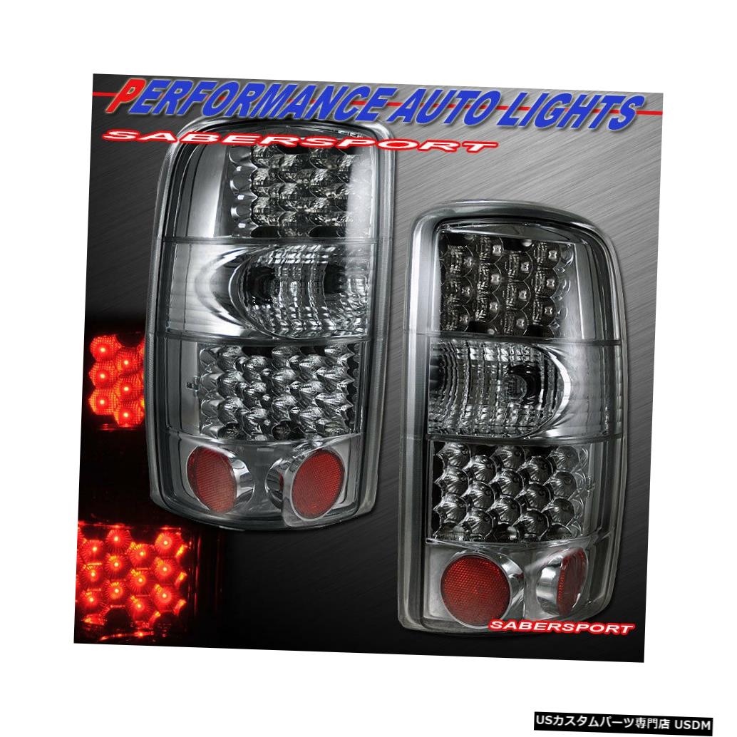 Tail light 2000-2006 Chevy Tahoe Suburban / GMC YukonのペアスモークLEDテールライトのセット Set of Pair Smoke LED Taillights for 2000-2006 Chevy Tahoe Suburban / GMC Yukon 【並行輸入品】