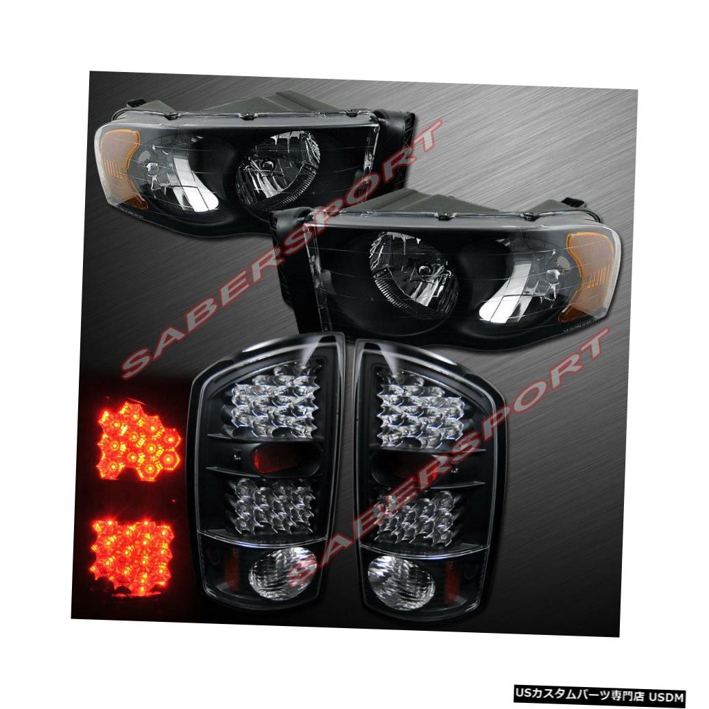 国産 Ram 02 05 For Taillights Led Headlights Black Of Set Ledテールライトのセット 2500 3500用のブラックヘッドライト 1500および03 05 Ram 02 05 Light Tail 1500 2500 3500 03 05 And Usdm 0507 484 Pkmgamping1 Slemankab Go Id