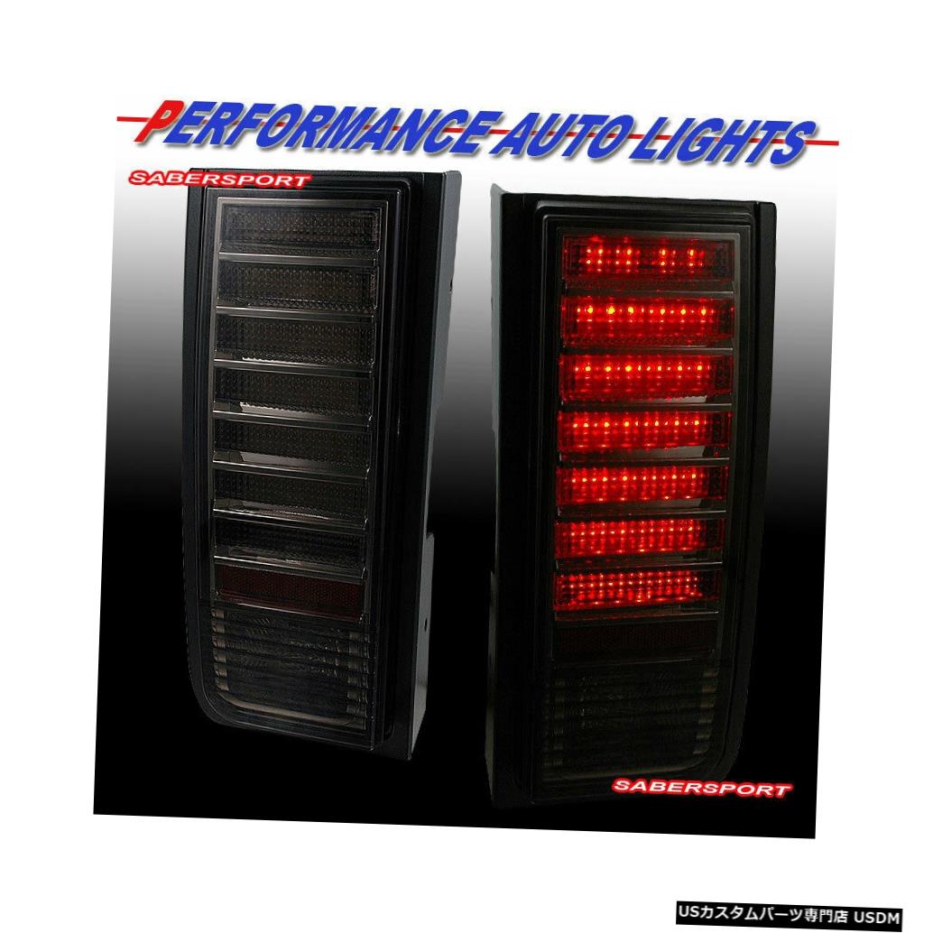 Tail light 2003-2009 Hummer H2 SUV用ペアスモークレンズLEDテールライトのセット Set of Pair Smoke Lens LED Taillights for 2003-2009 Hummer H2 SUV 【並行輸入品】