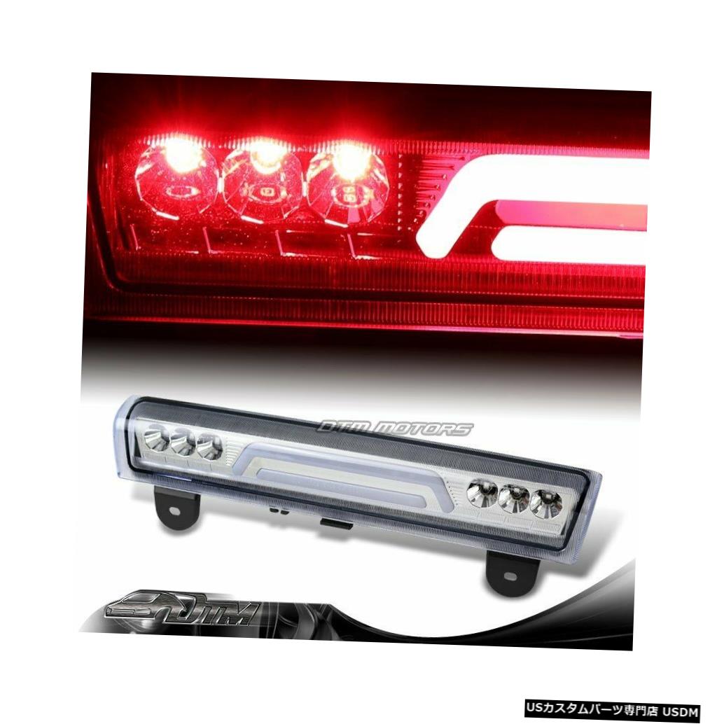 Tail light 2000-2006 GMCユーコンXL 1500 2500クロームLEDバー3RDサードブレーキストップライト For 2000-2006 GMC Yukon XL 1500 2500 Chrome LED BAR 3RD Third Brake Stop Light 【並行輸入品】