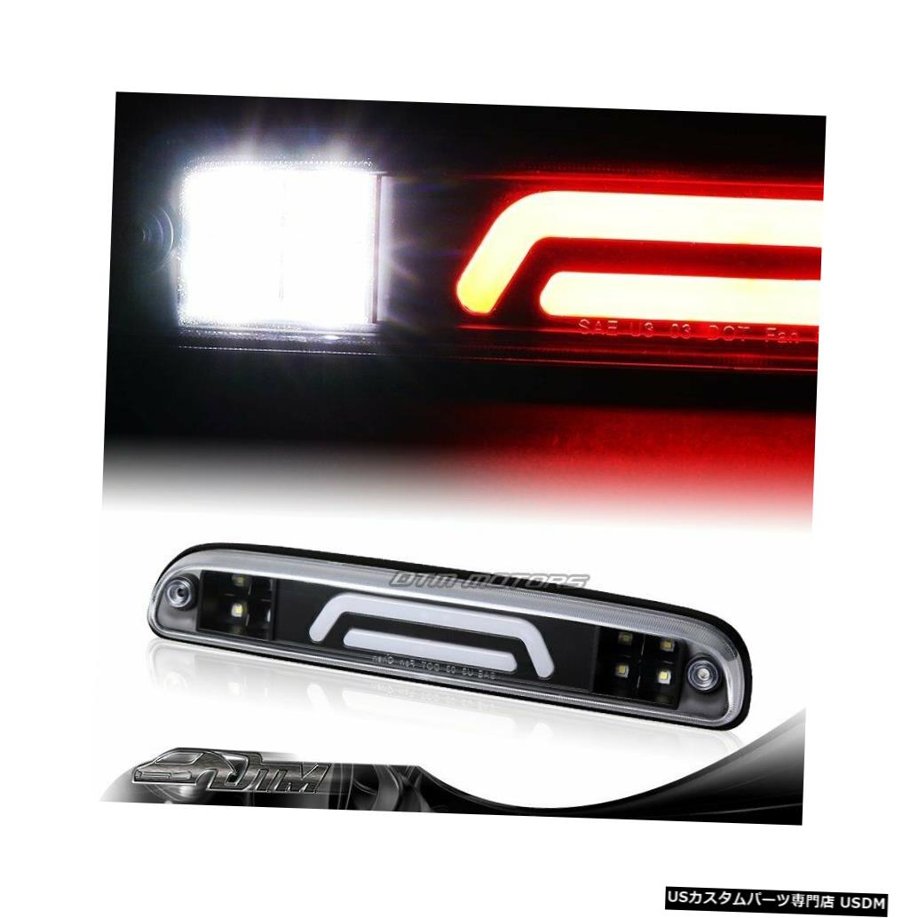 Tail light NEW F250 / 350/450スーパーデューティブラックLEDバー3RDサードブレーキライトW /カーゴランプ用 NEW For F250/350/450 Super Duty Black LED BAR 3RD Third Brake Light W/Cargo Lamp 【並行輸入品】