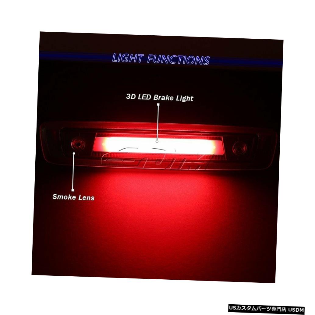 Tail light 06-10ジープコマンダーブラック/スモークLEDストリップ3RDサードブレーキストップテールライト For 06-10 Jeep Commander Black/Smoke LED Strip 3RD Third Brake Stop Tail Light 【並行輸入品】