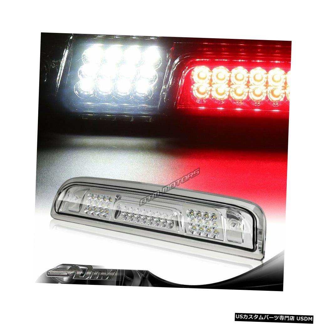Tail light 15-18 GMCシエラ2500HD 3500HDクロームLED 3RDサードブレーキライトW /カーゴランプ用 For 15-18 GMC Sierra 2500HD 3500HD Chrome LED 3RD Third Brake Light W/Cargo Lamp 【並行輸入品】