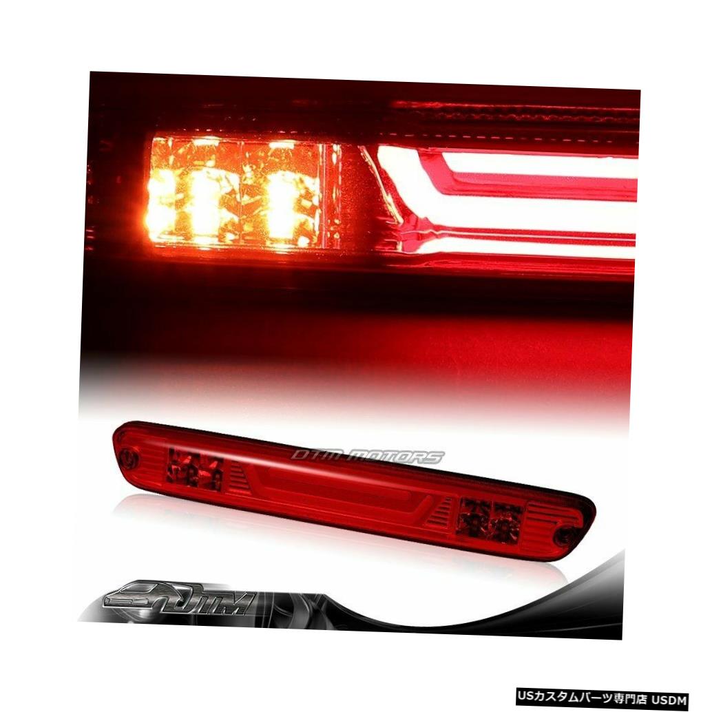 Tail light 2004-2012 GMCキャニオンレッドレンズLEDバー3RDサードブレーキストップライトW /カーゴランプ用 For 2004-2012 GMC Canyon Red Len LED BAR 3RD Third Brake Stop Light W/Cargo Lamp 【並行輸入品】