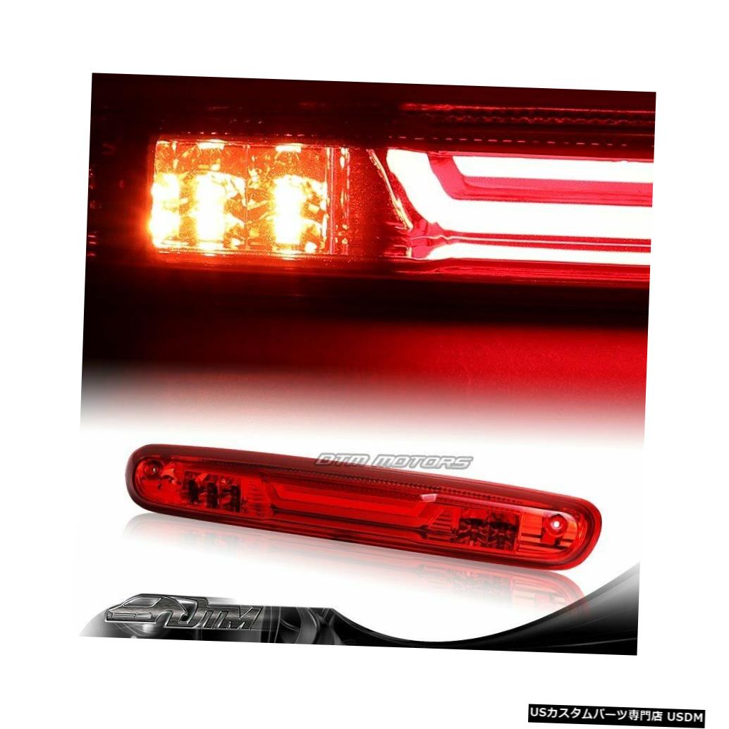 Tail light 2007-2014 GMC Sierra 2500HD 3500HD赤色レンズLED BAR 3RDサードブレーキライト For 2007-2014 GMC Sierra 2500HD 3500HD Red Lens LED BAR 3RD Third Brake Light 【並行輸入品】