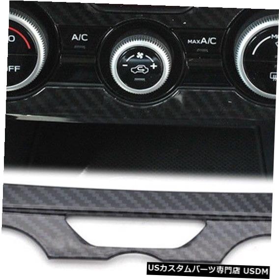 コンソールカバー カーボンファイバーセンターコンソールACスイッチカバートリムスバルXV Crosstrek 2018 EW Carbon Fiber Center Console AC Switch Cover Trim For Subaru XV Crosstrek 2018 EW 【並行輸入品】