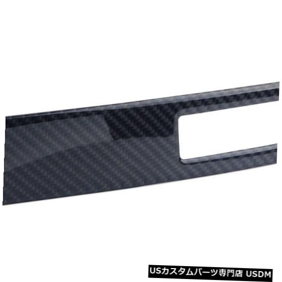 コンソールカバー 炭素繊維インテリアセンターコンソールパネルカバートリムフォードマスタング15-18新しい Carbon Fiber Interior Center Console Panel Cover Trim for Ford Mustang 15-18 New 【並行輸入品】