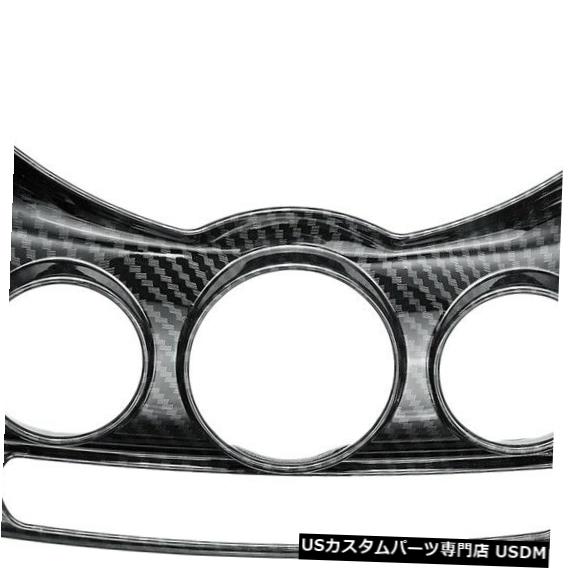 コンソールカバー カーボンファイバースタイルセンターダッシュボードコンソールカバートリム（MINI Cooper F55 F H7K9用） Carbon Fiber Style Center Dashboad Console Cover Trim for MINI Cooper F55 F H7K9 【並行輸入品】
