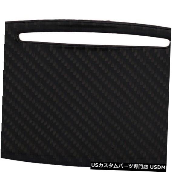 コンソールカバー アウディA6 V3V1用の新しいカーボンファイバーコンソールウォーターカップホルダーパネルカバートリムフィット New Carbon Fiber Console Water Cup Holder Panel Cover Trim Fit for Audi A6 V3V1 【並行輸入品】