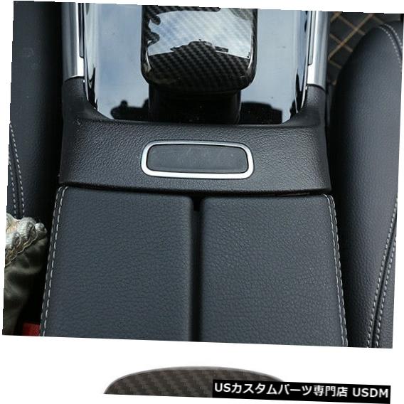 コンソールカバー ベンツB GLB W247 X247 2019 2020コンソールアームレストボックススイッチカバー用ABSカーボン ABS Carbon For Benz B GLB W247 X247 2019 2020 Console Armrest Box Switch Cover 【並行輸入品】