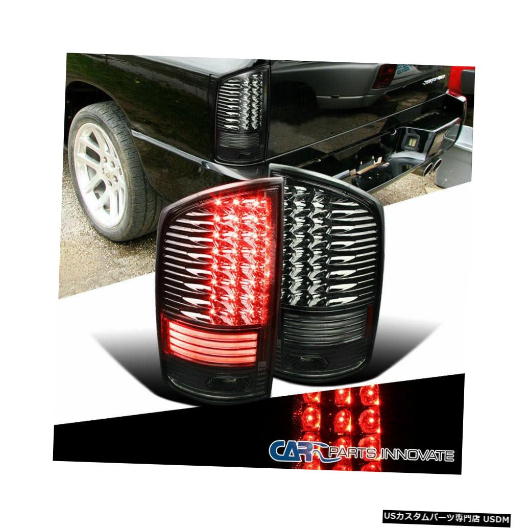 Tail light 02-06ダッジラム1500/2500/3500スモークレンズLEDテールライトリアブレーキランプペア 02-06 Dodge Ram 1500/2500/3500 Smoke Lens LED Tail Lights Rear Brake Lamps Pair 【並行輸入品】