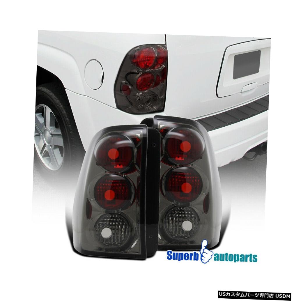 Tail light 2002-2009シボレートレイルブレイザー交換用テールブレーキライトスモーク For 2002-2009 Chevy Trailblazer Replacement Tail Brake Lights Smoke 【並行輸入品】
