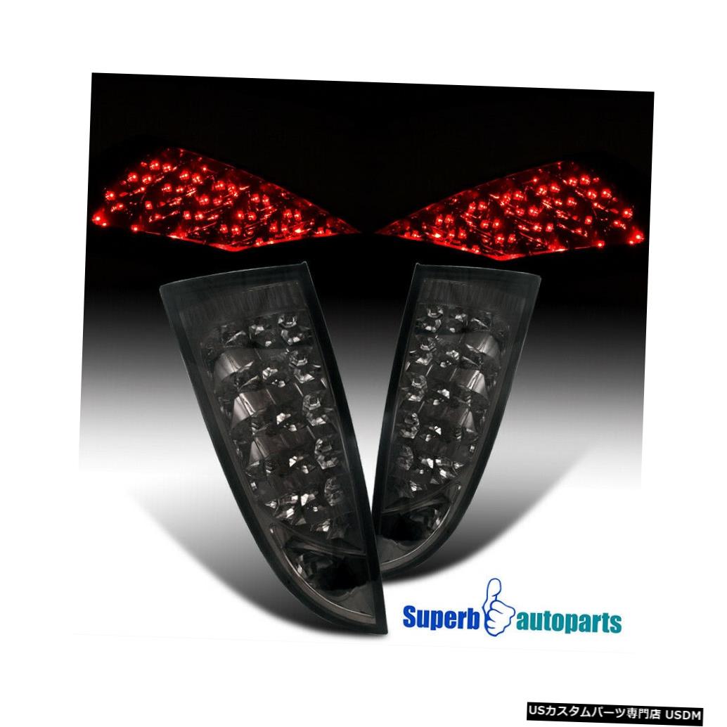 Tail light 2000-2007 Ford Focus 2D 4DハッチバックワゴンLEDスモークテールライトランプペア For 2000-2007 Ford Focus 2D 4D Hatchback Wagon LED Smoke Tail Lights Lamps Pair 【並行輸入品】