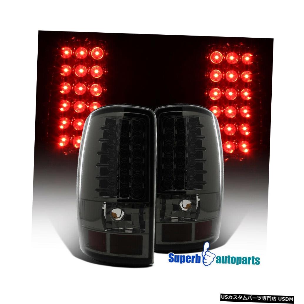 Tail light 煙2000-2006シェビーGMCサバーバンタホユーコンデナリLEDテールライトペア For Smoke 2000-2006 Chevy GMC Suburban Tahoe Yukon Denali LED Tail Lights Pair 【並行輸入品】