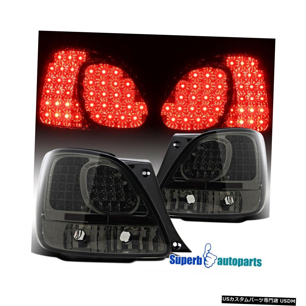 Tail light 1998-2005レクサスGS300 / GS400用LEDテールブレーキライトスモークティンテッド For 1998-2005 Lexus GS300/GS400 LED Tail Brake Lights Smoke Tinted 【並行輸入品】