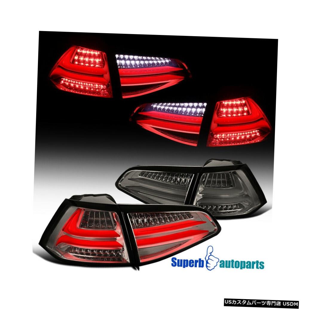 車用品 バイク用品 Tail Led 車用品 パーツ ライト ランプ パーツ ブレーキ テールランプ Tail Light 15 17 Vwゴルフmk7交換用フルledテールライトブレーキランプ For 15 17 Vw Golf Mk7 Replacement Smoke Full Led Tail Lights Brake Lamps World