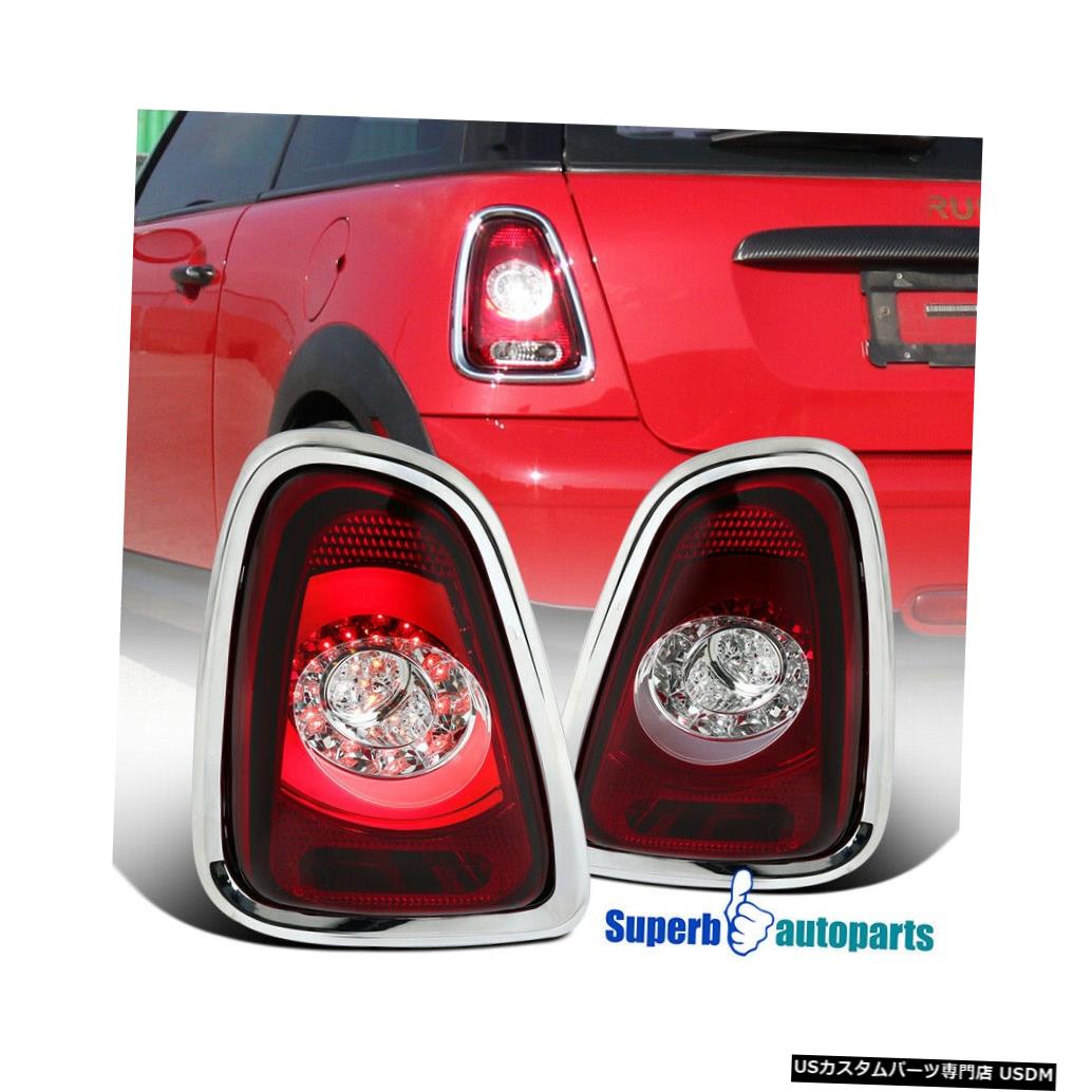 Tail light 2011-2014ミニクーパーベースS LEDテールライトリアブレーキランプ赤 For 2011-2014 Mini Cooper Base S LED Tail Lights Rear Brake Lamps Red 【並行輸入品】