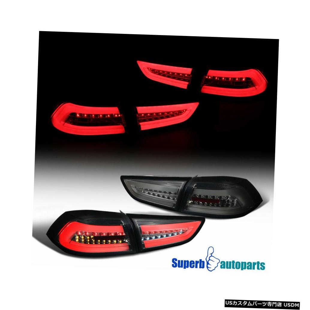 Tail light 2008-2017 Mitsubishi Lancer / Evo SmokeフルLED DRLブレーキランプテールライト For 2008-2017 Mitsubishi Lancer/ Evo Smoke Full LED DRL Brake Lamps Tail Lights 【並行輸入品】 64,070円