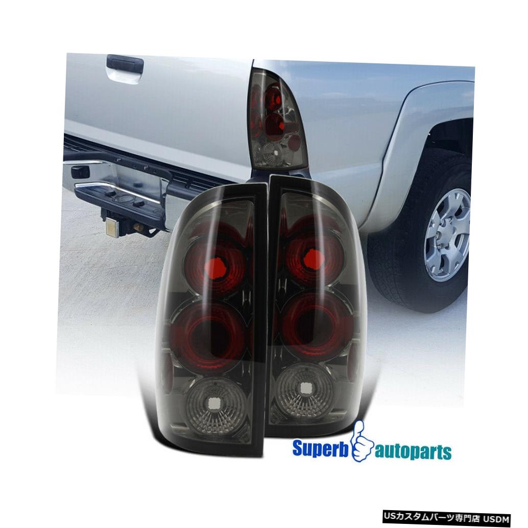 Tail light 2005-2008トヨタタコマの交換用テールライトリアブレーキランプの煙 For 2005-2008 Toyota Tacoma Replacement Tail Lights Rear Brake Lamps Smoke 【並行輸入品】