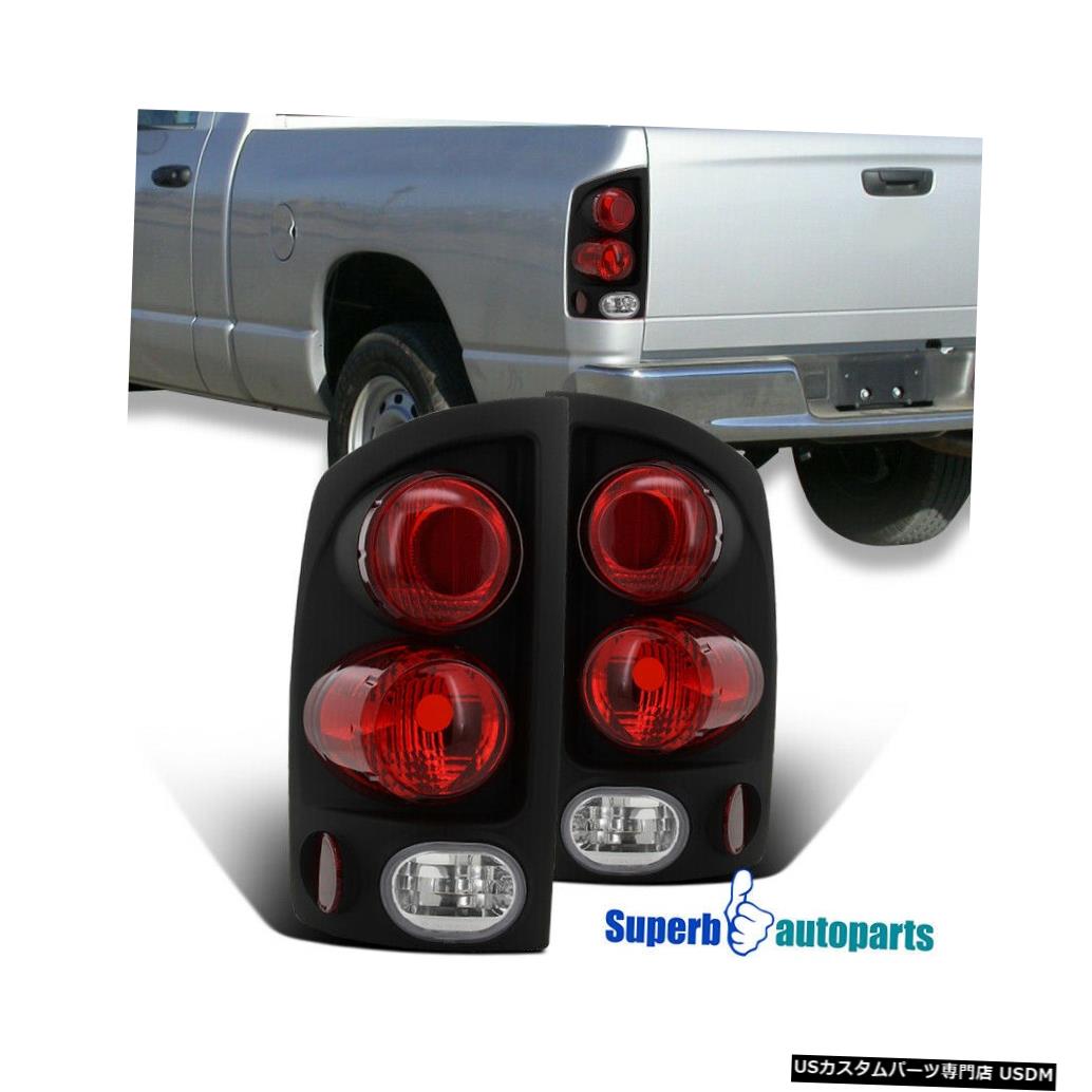 Tail light 2002-2006 Dodge Ram 1500 2500 3500リアテールライトブレーキランプブラックペアに適合 Fits 2002-2006 Dodge Ram 1500 2500 3500 Rear Tail Lights Brake Lamps Black Pair 【並行輸入品】 38,396円