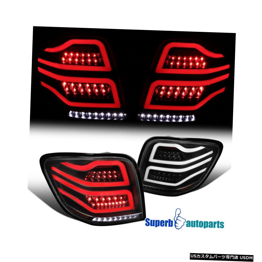 Tail light 2006-2011メルセデスMLクラスW164ブラックLEDリアブレーキランプテールライト For 2006-2011 Mercedes ML-Class W164 Black LED Rear Brake Lamps Tail Lights 【並行輸入品】