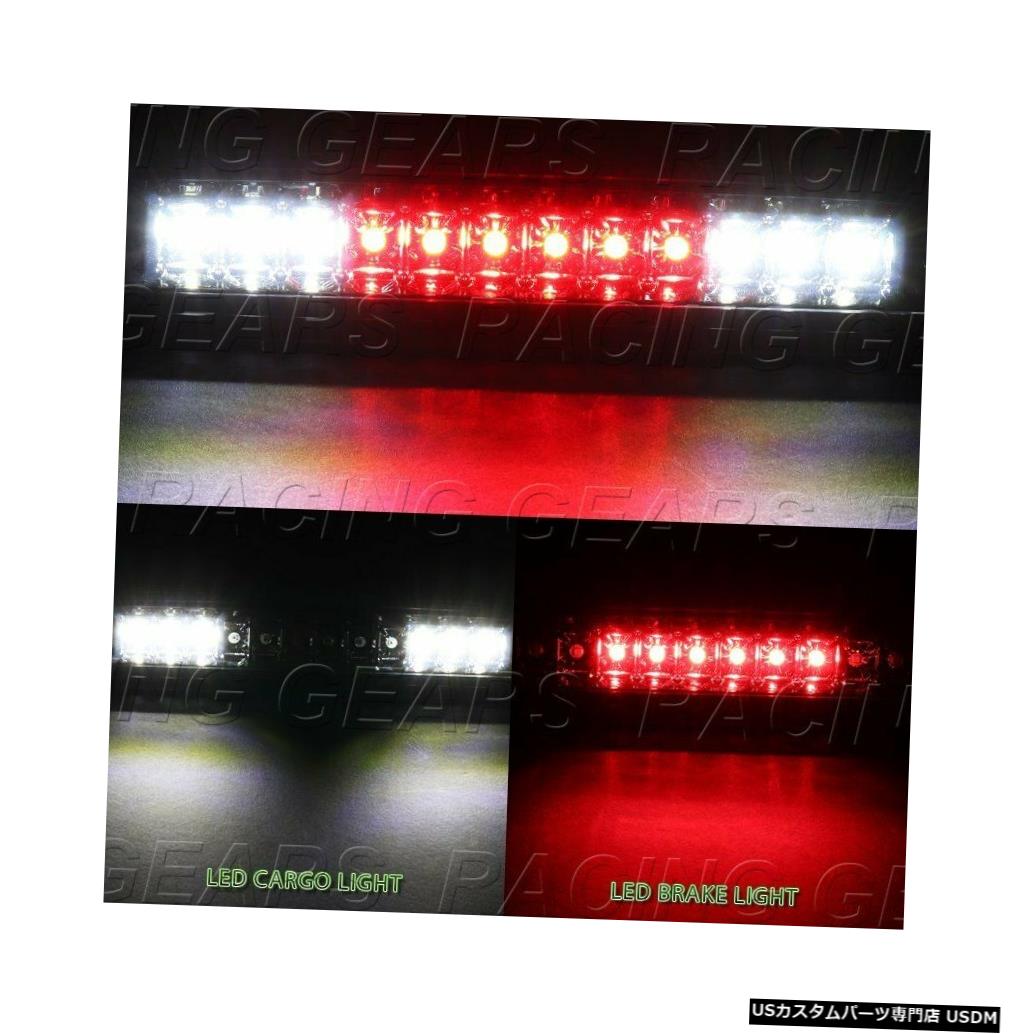 Tail light スモークLED 3RDサードブレーキストップテールライトカーゴランプフィット99-16フォードスーパーデューティー SMOKE LED 3RD THIRD BRAKE STOP TAIL LIGHT CARGO LAMP FIT 99-16 FORD SUPER DUTY 【並行輸入品】