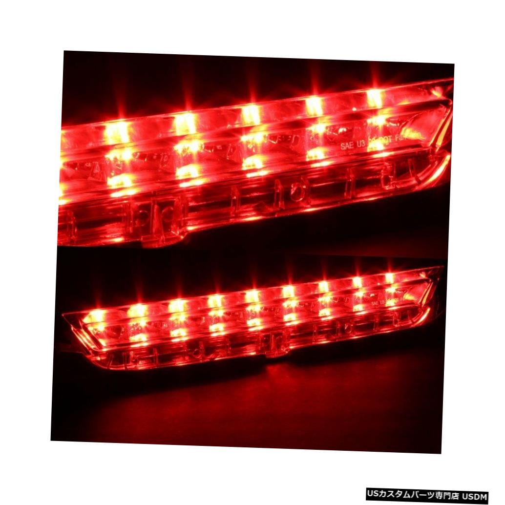 Tail light FIT 2011-2016サイオンTCクロームハウジングレッドレンズ3RDサードLEDリアブレーキライト FIT 2011-2016 SCION TC CHROME HOUSING RED LENS 3RD THIRD LED REAR BRAKE LIGHT 【並行輸入品】