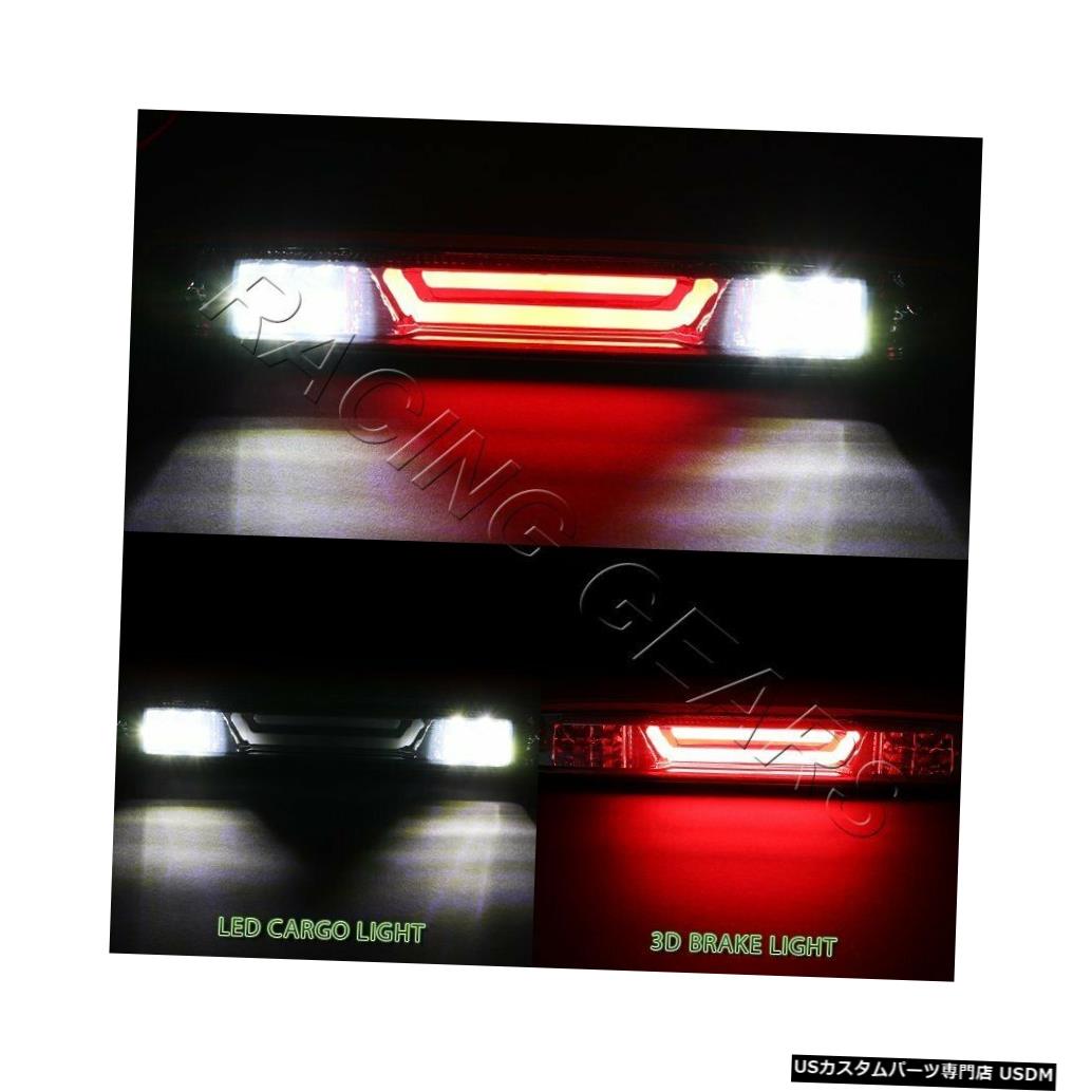 Tail light シボレー/シルバー/シエラクローム3RDサードLEDバーリアブレーキライト+貨物ランプ FOR CHEVY/SILVERADO/SIERRA CHROME 3RD THIRD LED BAR REAR BRAKE LIGHT+CARGO LAMP 【並行輸入品】