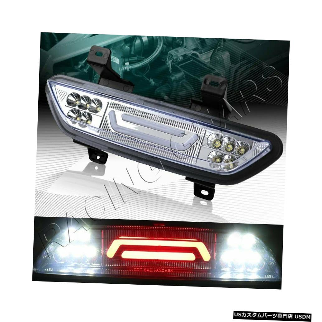Tail light クロームハウジング3サードサードLEDバーリアブレーキストップライトフィット15-18フォードマスタング CHROME HOUSING 3RD THIRD LED BAR REAR BRAKE STOP LIGHT FIT 15-18 FORD MUSTANG 【並行輸入品】