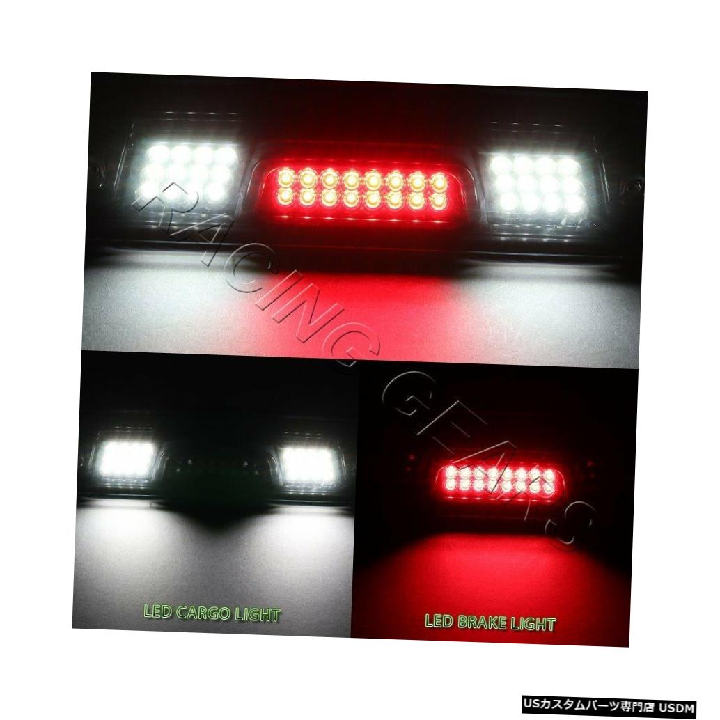 Tail light ブラック/スモーク3RDサードLEDリアブレーキライトフィット15-18 GMCシエラ2500HD 3500HD BLACK/SMOKE 3RD THIRD LED REAR BRAKE LIGHT FIT 15-18 GMC SIERRA 2500HD 3500HD 【並行輸入品】