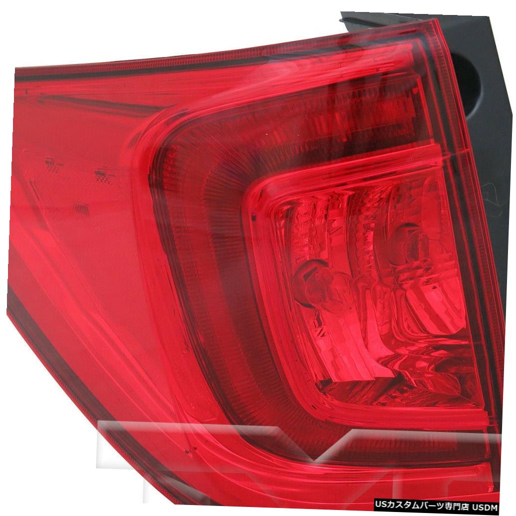 Tail light 16-18ホンダパイロット用アウタークォーターテールライトリアランプ左ドライバー Outer Quarter Tail Light Rear Lamp Left D for 16-18 Honda Pilot 【並行輸入品】