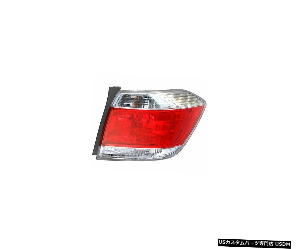 Tail light 11-13トヨタハイランダーパッセンジャーライト用テールライトリアバックランプ Tail Light Rear Back Lamp for 11-13 Toyota Highlander Passenger Right 【並行輸入品】