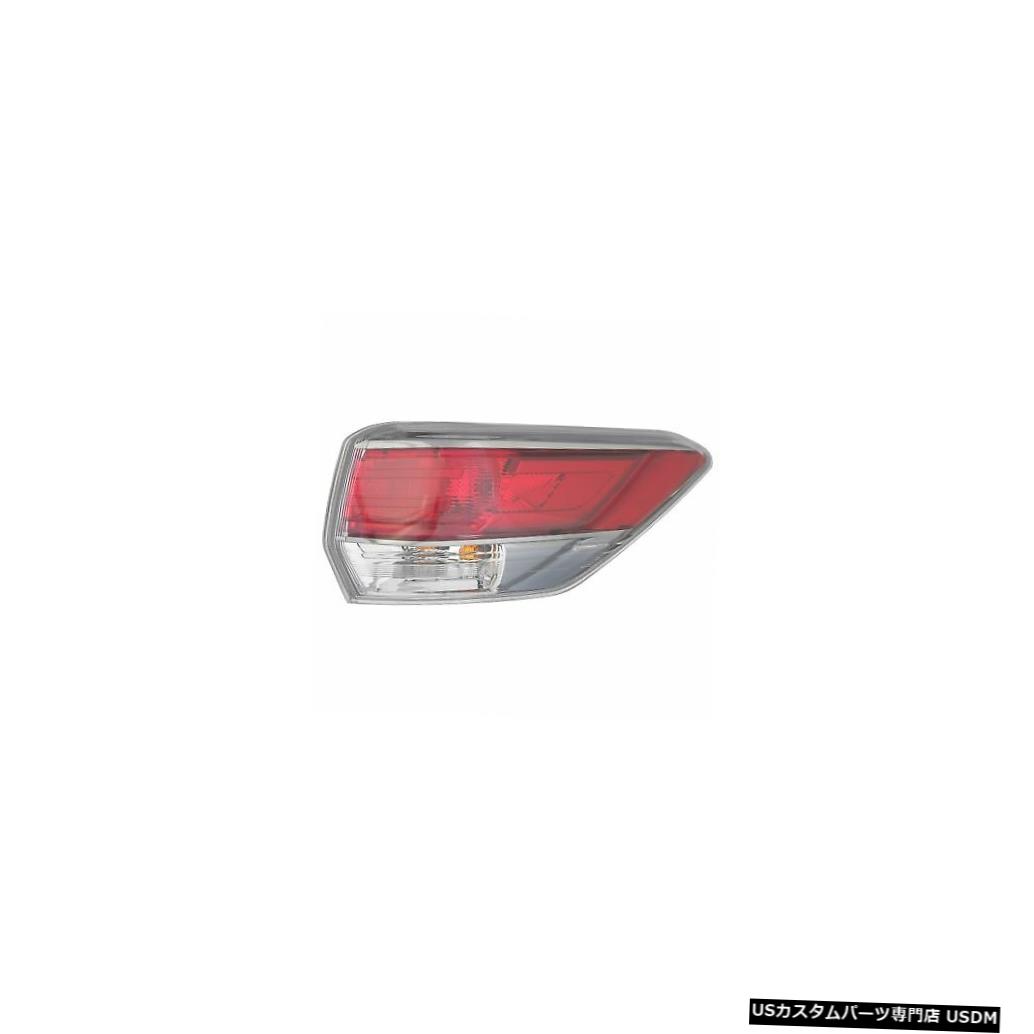 半額 ライト ランプ Rear Light Tail 14 16トヨタハイランダーパッセンジャーライト用テールライトリアバックランプ Light Tail Back Right Passenger Highlander Toyota 14 16 For Lamp