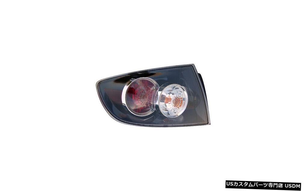 Tail light 07-09マツダ3（スタンダード）ドライバー左用テールライトリアバックランプ Tail Light Rear Back Lamp for 07-09 Mazda 3 (Standard) Driver Left 【並行輸入品】