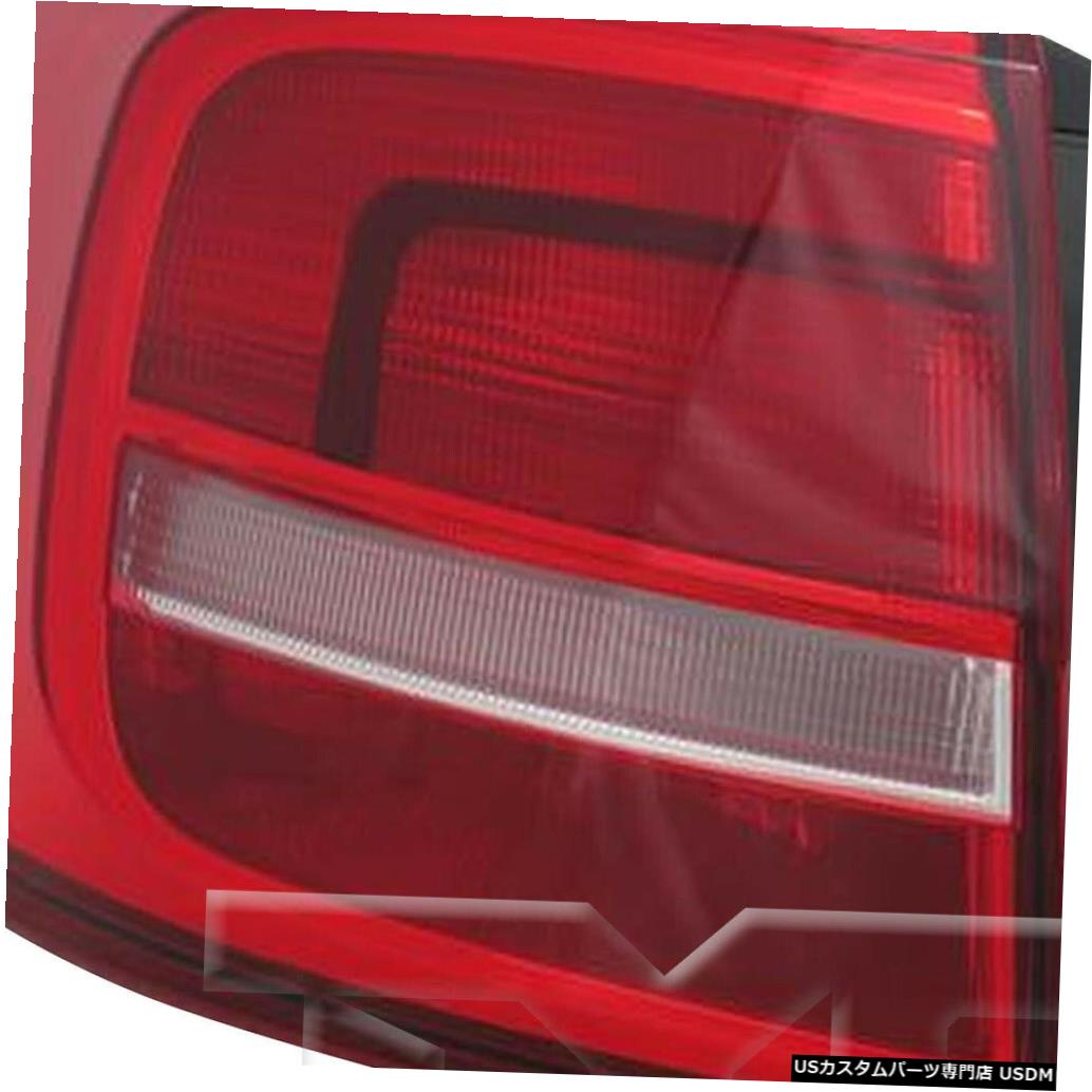 Tail light 15-16フォルクスワーゲンジェッタセダン用ハロゲンアウターテールライトランプ左ドライバー Halogen Outer Tail Light Lamp Left Driver for 15-16 Volkswagen Jetta Sedan 【並行輸入品】