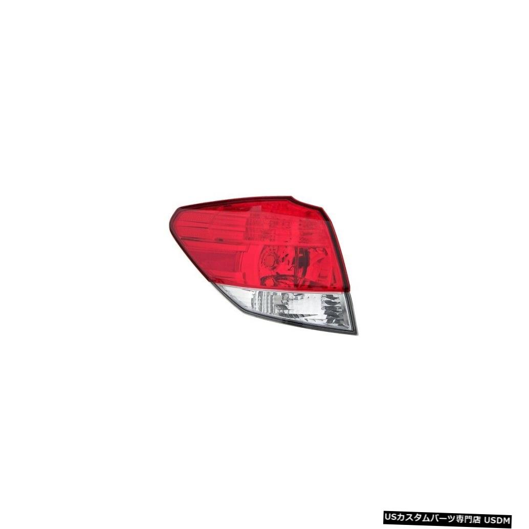 Tail light 10-14スバルアウトバックドライバー用テールライトリアバックランプ Tail Light Rear Back Lamp for 10-14 Subaru Outback Driver Left 【並行輸入品】