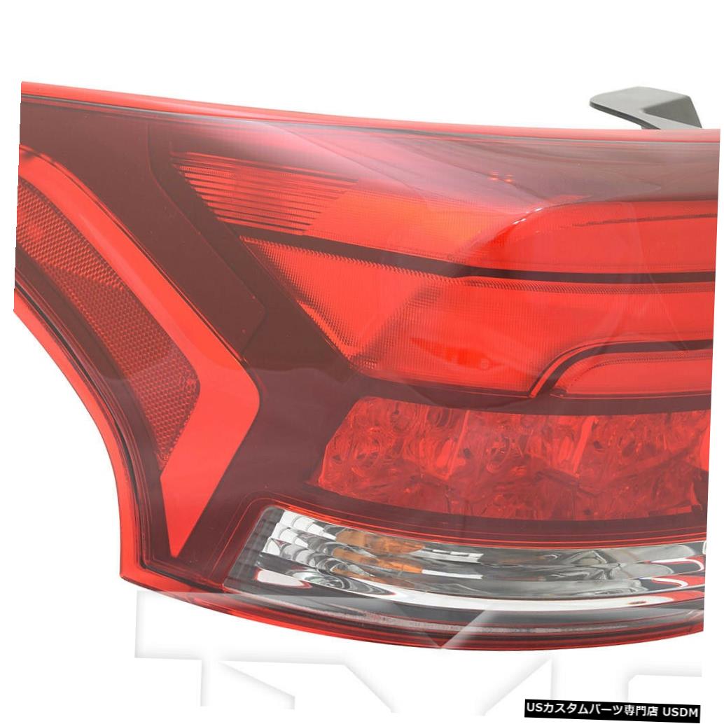Tail light 16-19三菱アウトランダー用アウタークォーターLEDテールライトランプ左ドライバー Outer Quarter LED Tail Light Lamp Left Driver for 16-19 Mitsubishi Outlander 【並行輸入品】