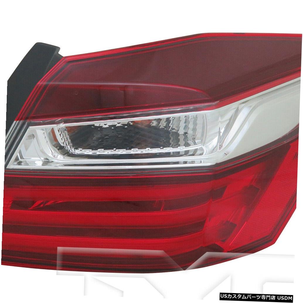 正規代理店 Tail Sedan Accord Honda 16 17 For Passenger Right Lamp Rear Light Tail Quarter Outer 16 17ホンダアコードセダン用アウタークォーターテールライトリアランプ右乗客 Light 車用品 Usdm 0538 698