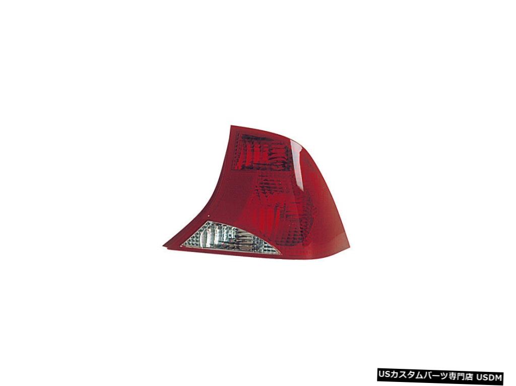 Tail light 03-04フォードフォーカス(ブラックハウジング付き)助手席用テールライトリアバックランプ Tail Light Rear Back Lamp for 03-04 Ford Focus (w/Black Housing) Passenger Right 【並行輸入品】