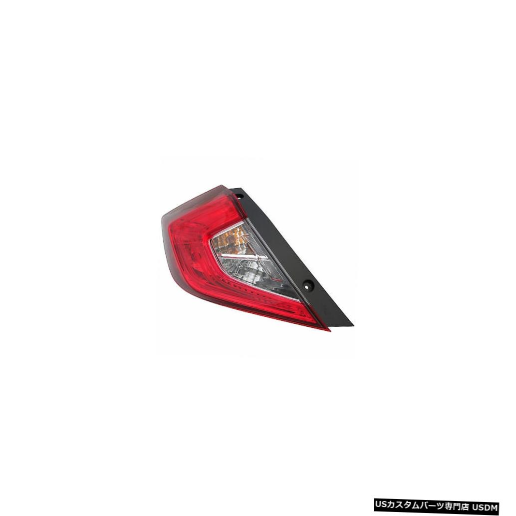 Tail light 16-17ホンダシビックセダンドライバー左用テールライトリアバックランプ Tail Light Rear Back Lamp for 16-17 Honda Civic Sedan Driver Left 【並行輸入品】