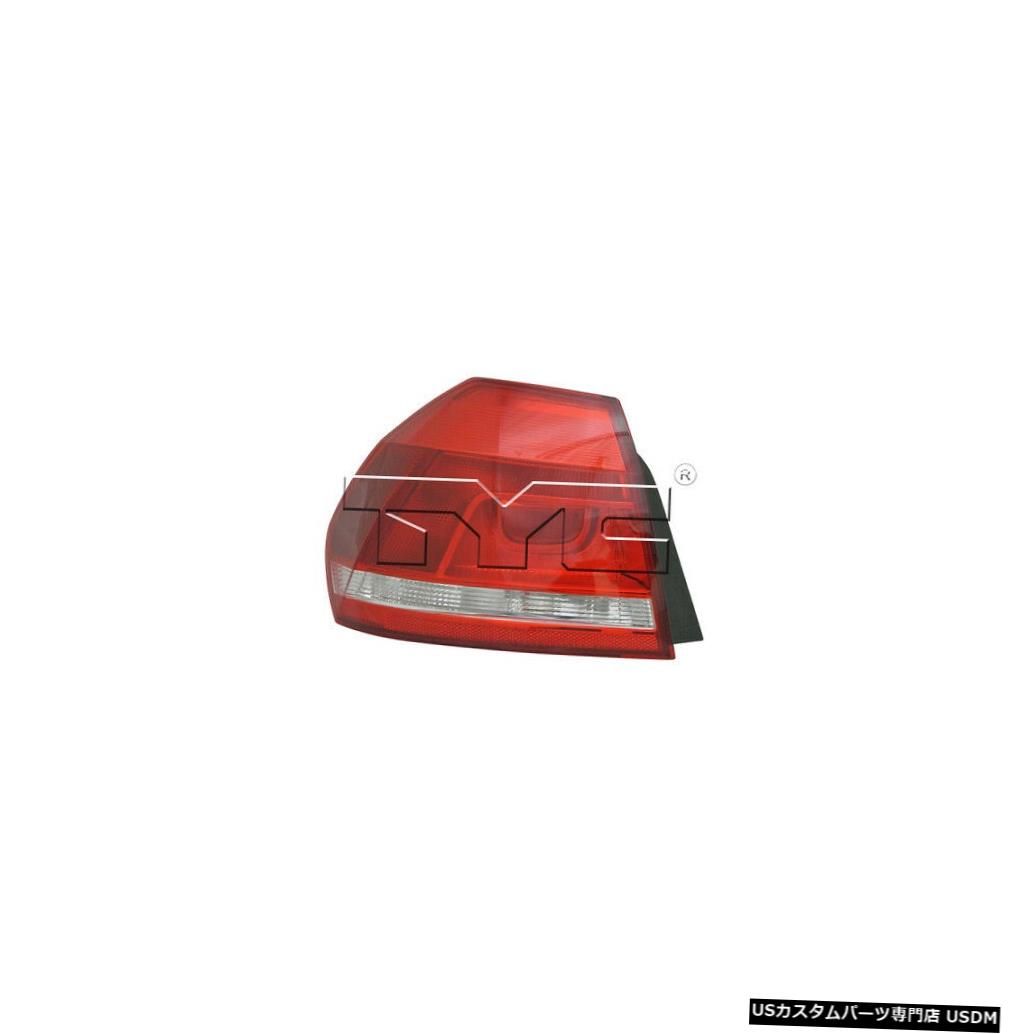Tail light 12-15フォルクスワーゲンパサート用アウタークォーターテールライトリアランプ左ドライバー Outer Quarter Tail Light Rear Lamp Left Driver for 12-15 Volkswagen Passat 【並行輸入品】