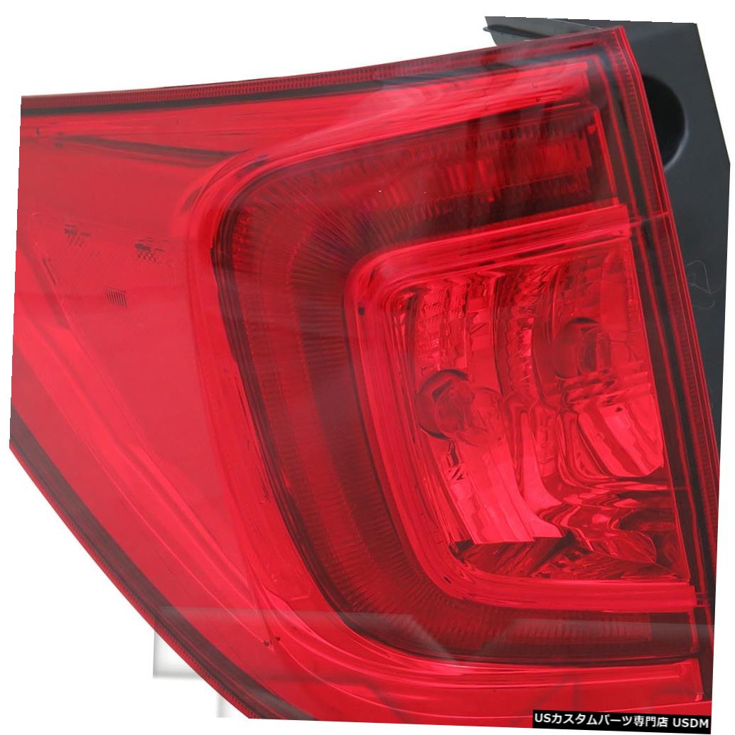 21セール ライト ランプ Outer 16 18ホンダパイロット用アウタークォーターテールライトリアランプ左ドライバー Light Tail Quarter Pilot Honda 16 18 For Driver Left Lamp Rear Light Tail Olcfoods Com